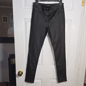 YMI Girls XL 16 Kids Charcoal Shiney Jeans